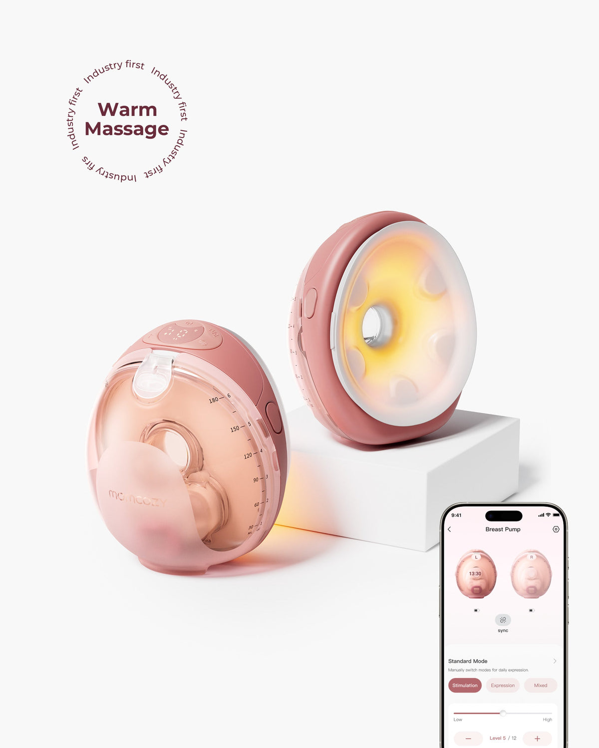 Translation missing: en.Momcozy Wellness 1 Warm-Massage Wearable Breast Pump