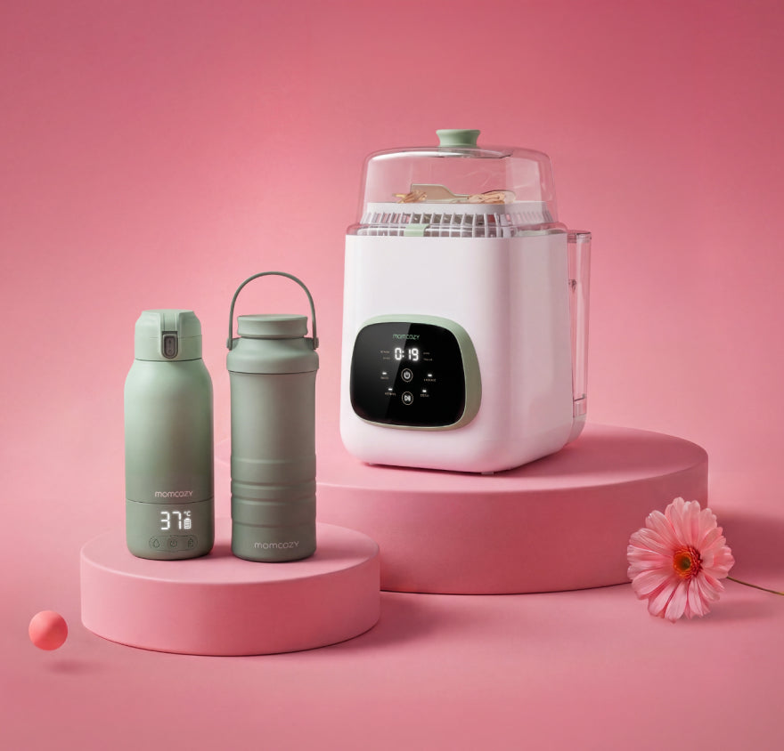 Cleaning and On-the-Go Bundle: Bottle Washer and Bottle Warmer and Bottle Cooler | EU