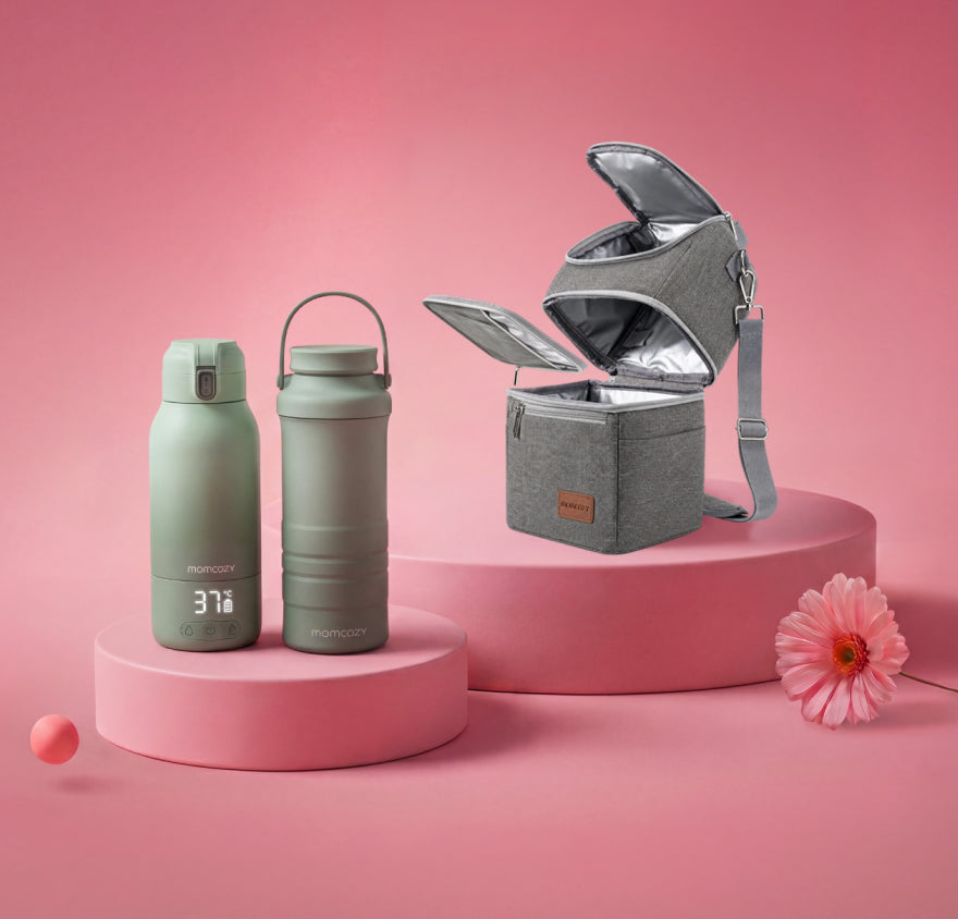 On-the-Go Bundle:Bottle Warmer and Bottle Cooler and Breastmilk Cooler Bag