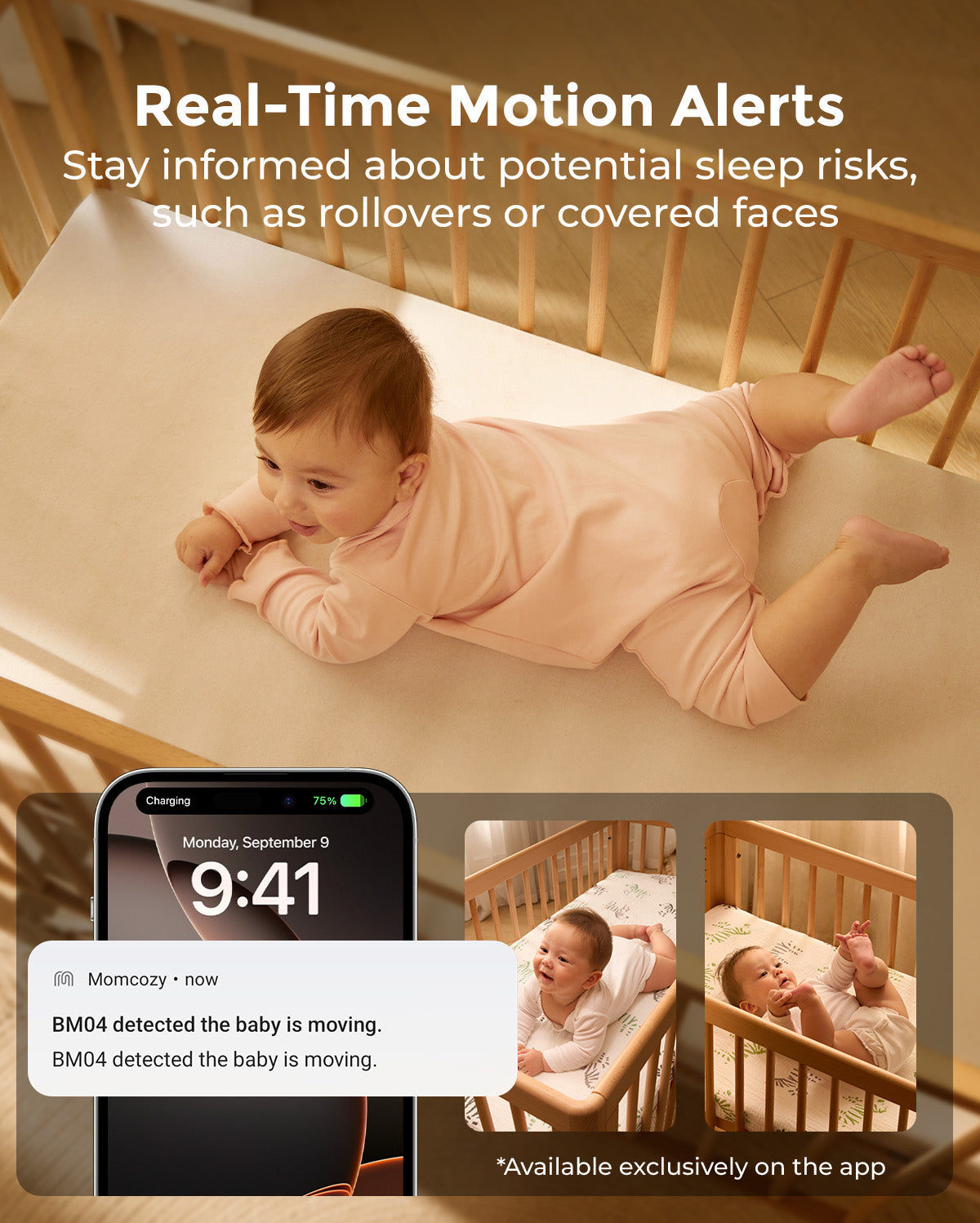2-camera Smart Baby Monitor with App Bm04 | Europe