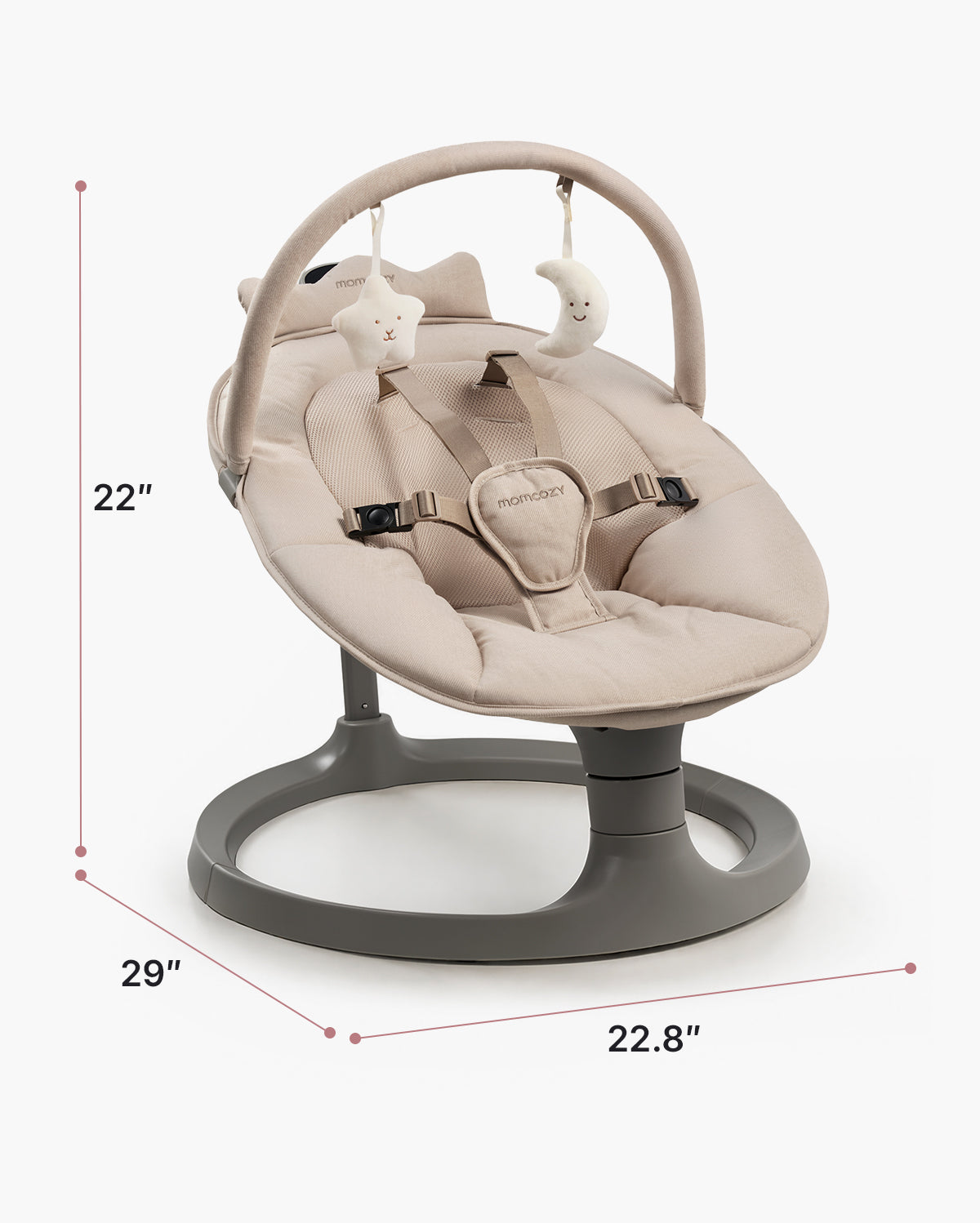 Momcozy 2-in-1 Electric Baby Swing