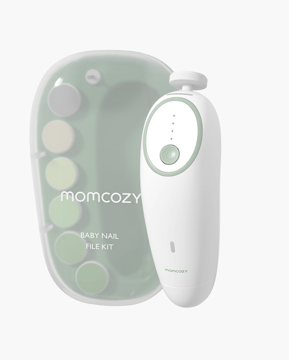 Lime à ongles électrique Momcozy pour le soin des ongles délicats de bébé