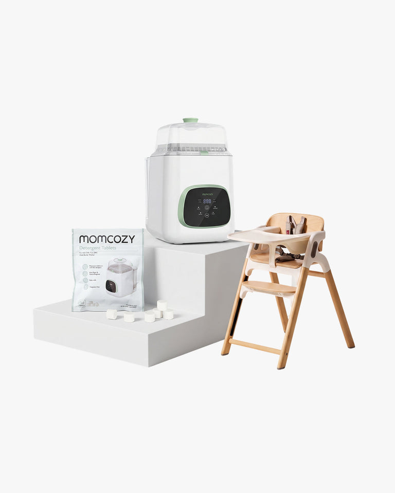 Translation missing: pt-PT.Clean &amp; Feeding Bundle: Bottle Washer and High Chair and Washing Block