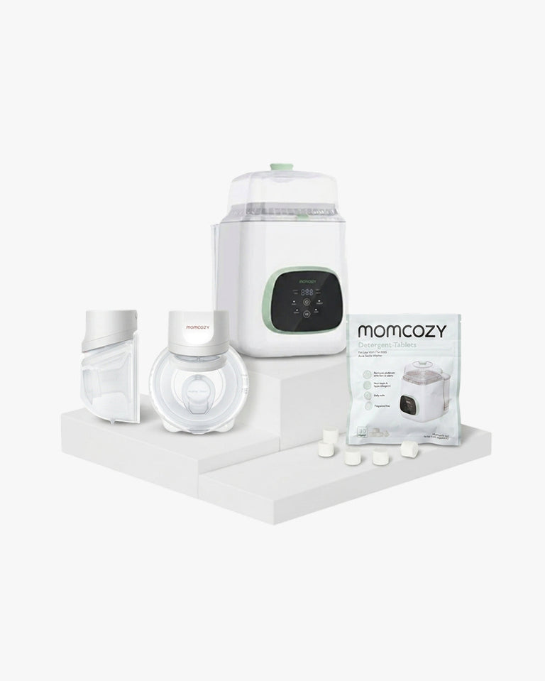 Translation missing: pt-PT.Pump &amp; Clean Bundle: S12 Pro Quick Breast Pump and Bottle Washer and Washing Block