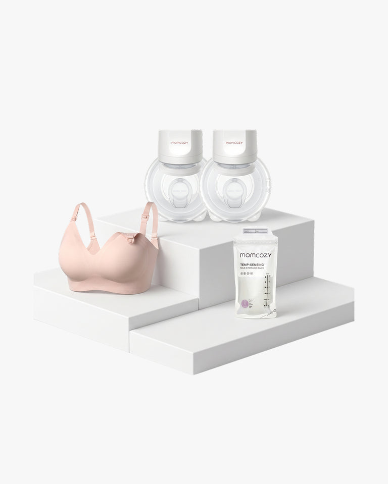 Translation missing: pt-PT.Feeding Bundle:S12 Pro Quick  and  4-in-1 Hands Free  Pumping Bra  and  120 Breastmilk Storage Bags