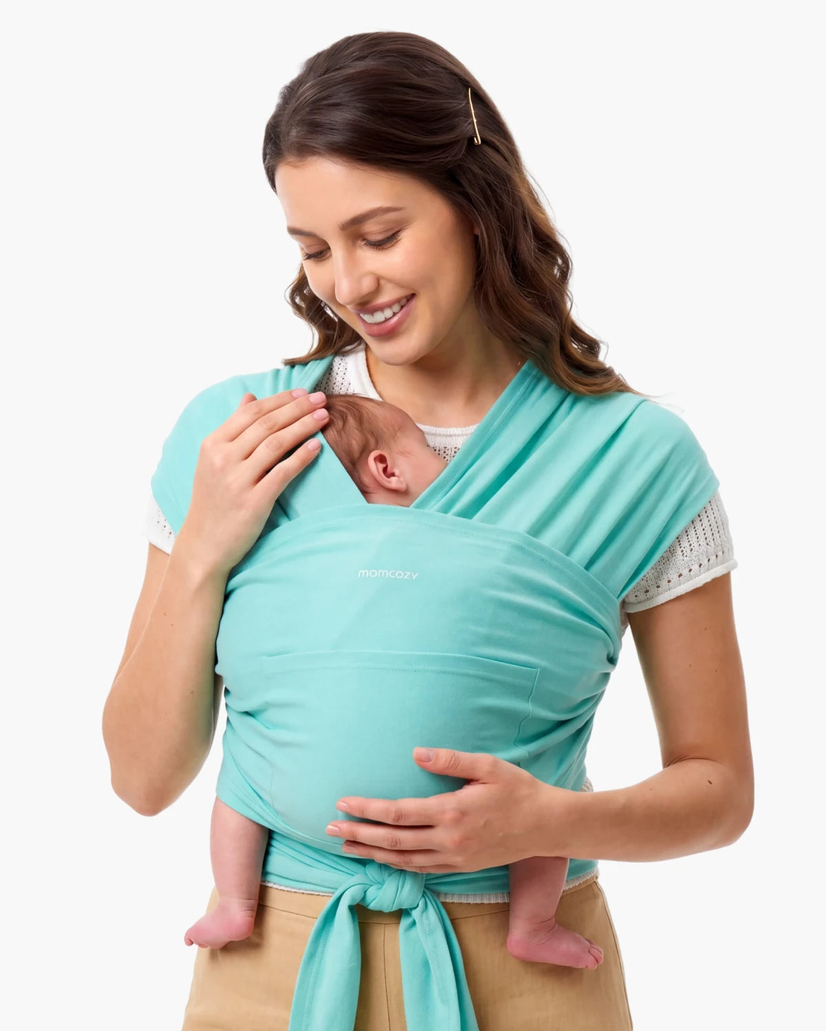 Easy to Wear Hands Free - Baby Wrap Carrier