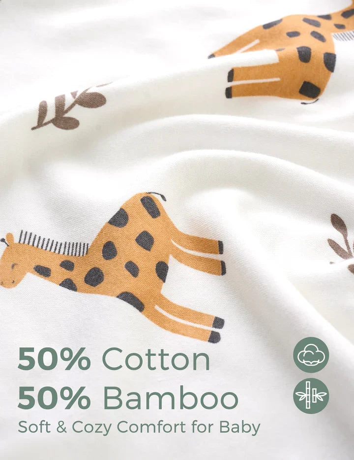 Bamboo-Cotton Hooded Baby Towel for Newborn to Toddler