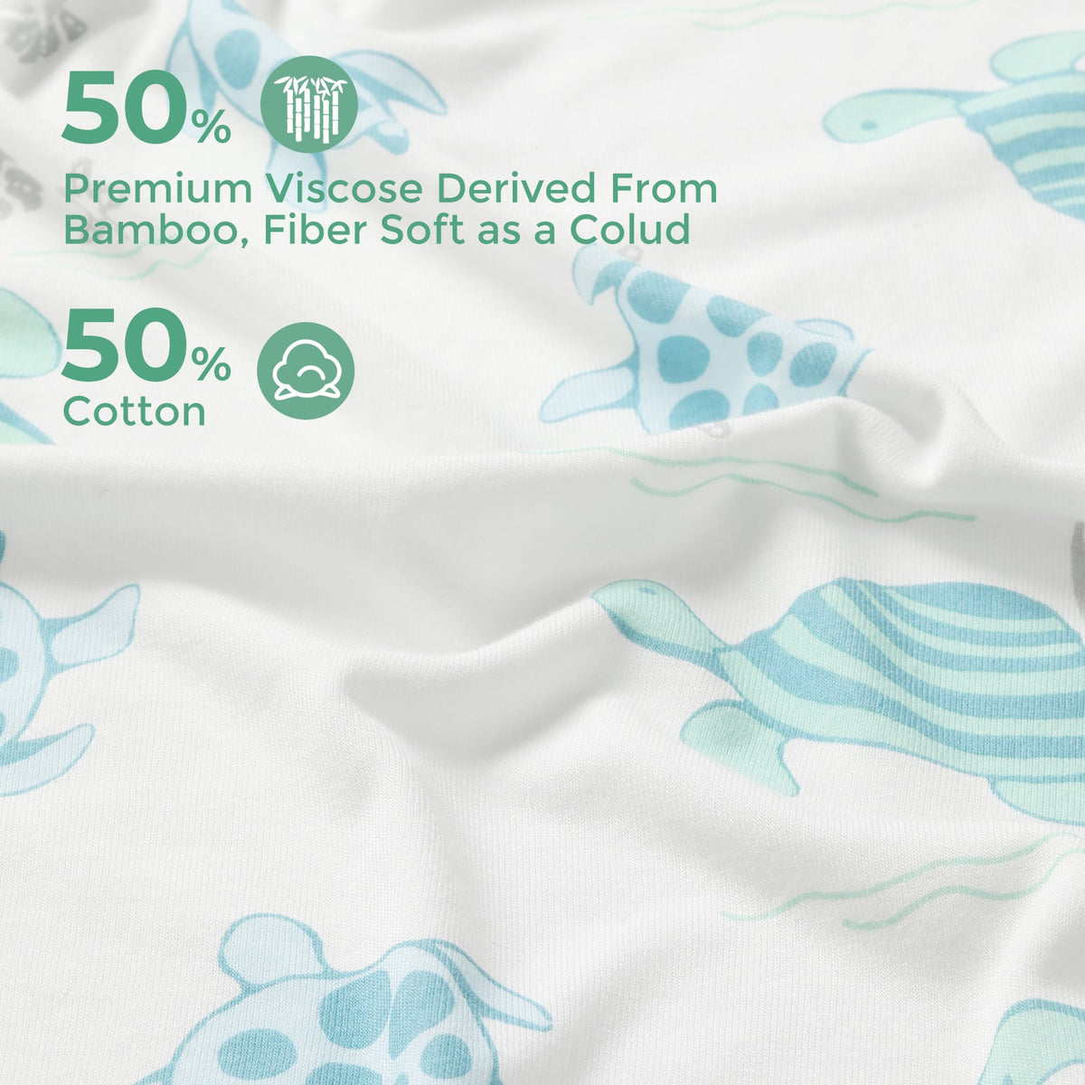 Bamboo-Cotton Hooded Baby Towel for Newborn to Toddler