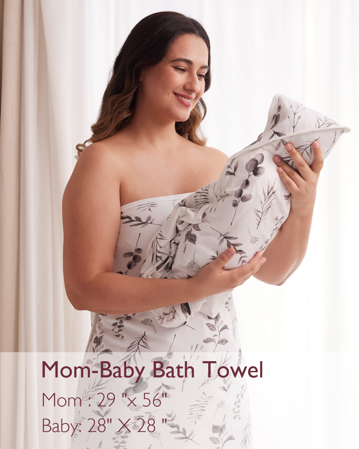 Bamboo-Cotton Hooded Baby Towel for Newborn to Toddler