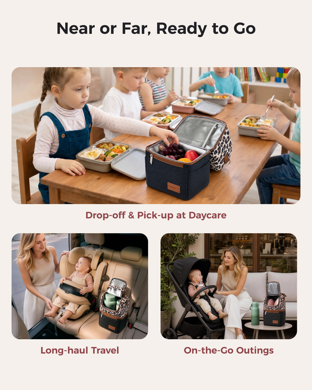 Momcozy Breastmilk Cooler Bag | Insulated Bottle Bag for Pumping & Travel