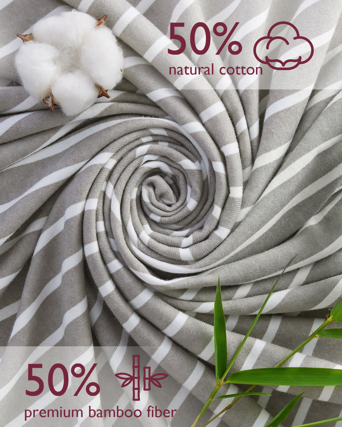 Bamboo-Cotton Hooded Baby Towel for Newborn to Toddler