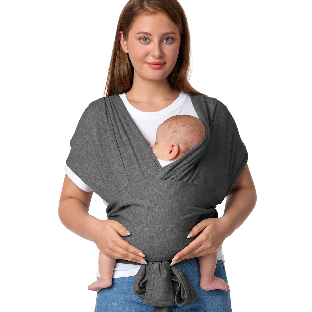 Easy to Wear Hands Free - Baby Wrap Carrier
