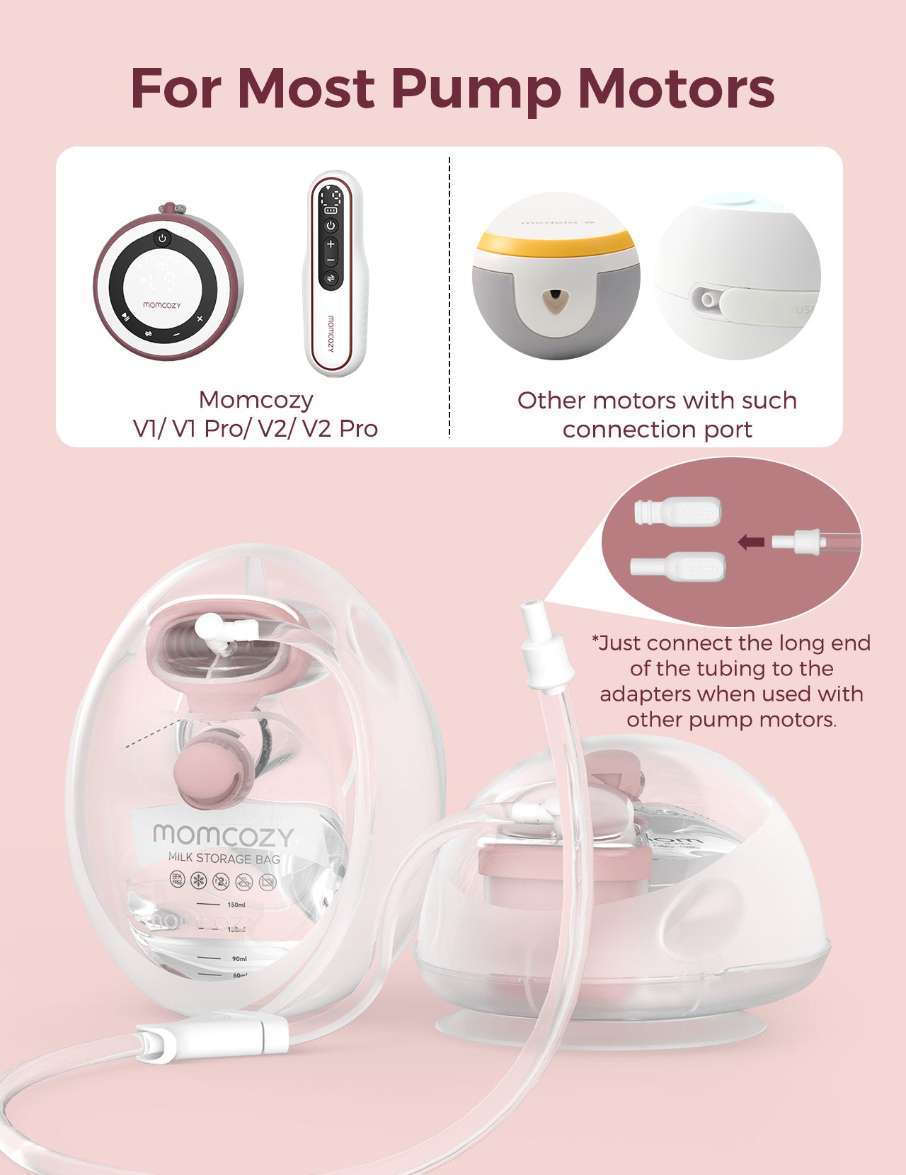 Momcozy Wearable Milk Collection Cups for Most Electric Breast