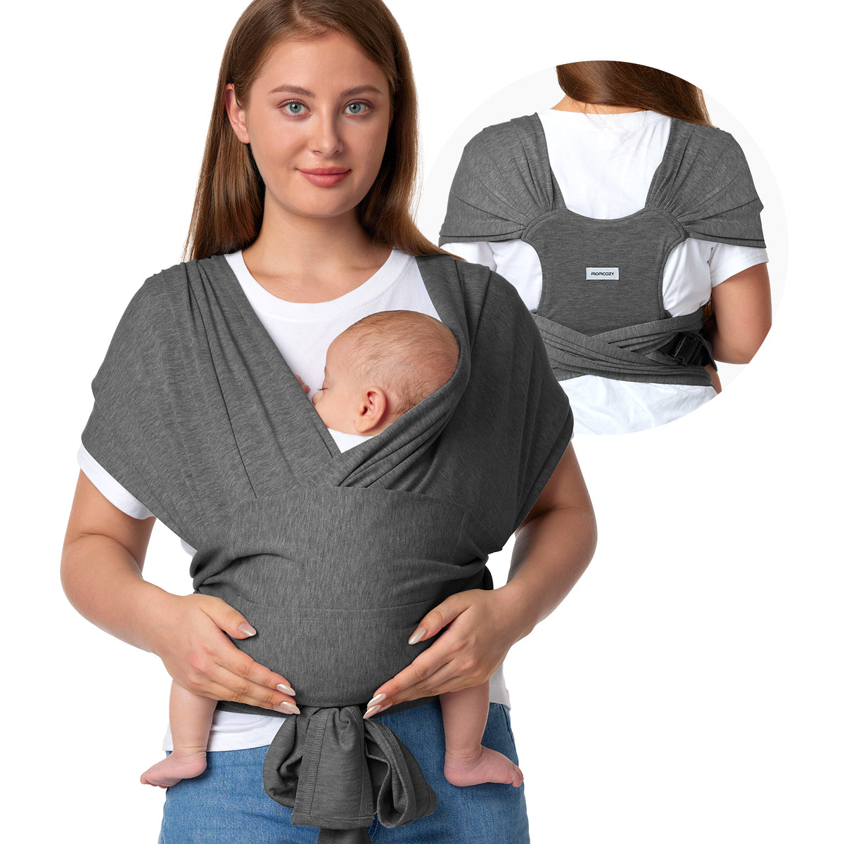 Easy to Wear Hands Free - Baby Wrap Carrier