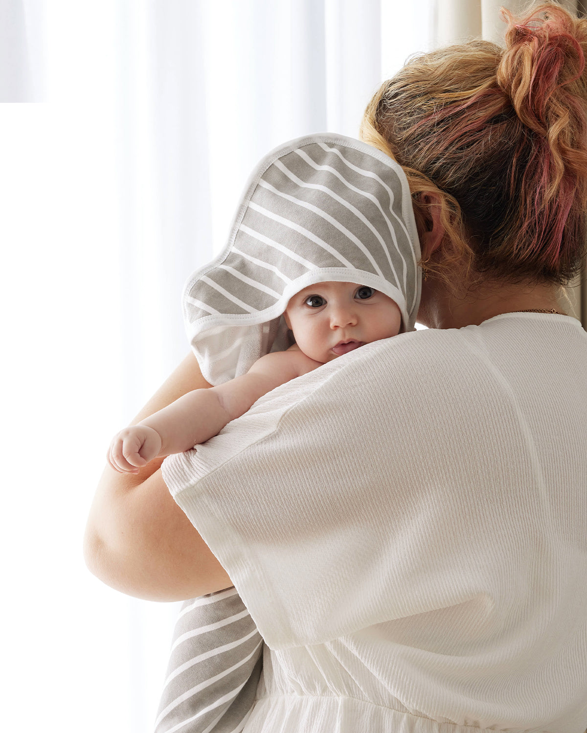 Bamboo-Cotton Hooded Baby Towel for Newborn to Toddler