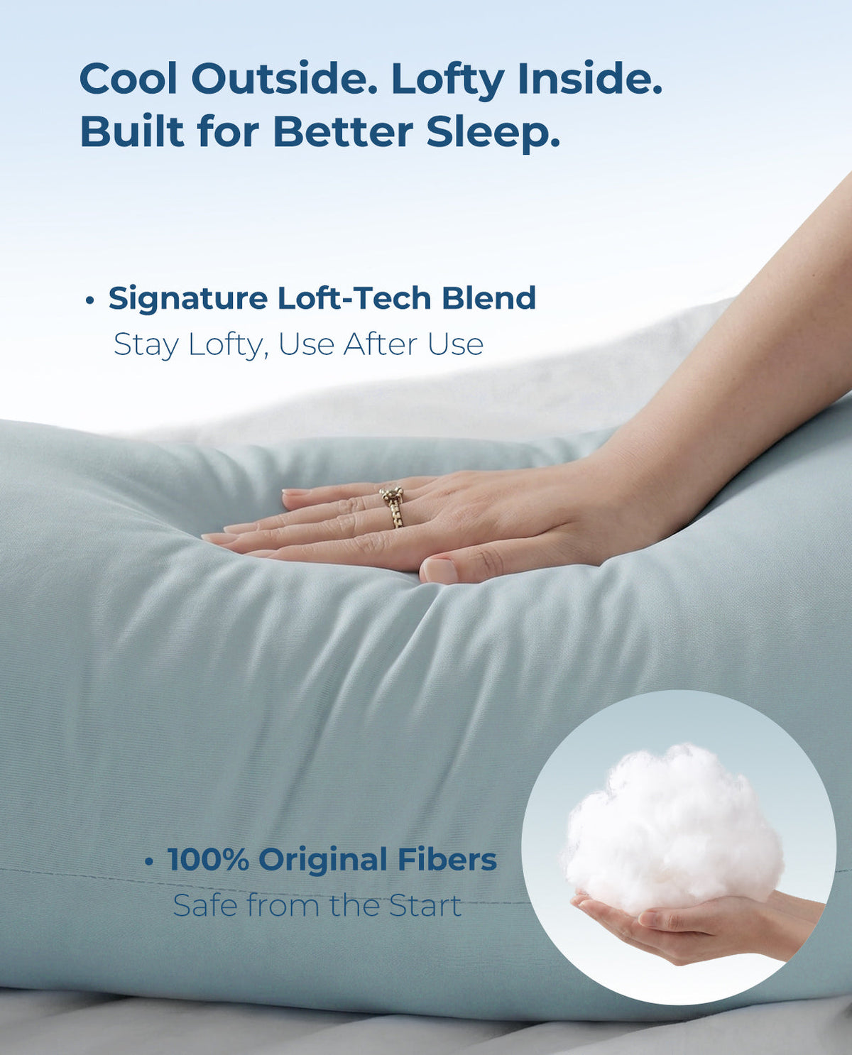 J Shaped Maternity Body Pillow