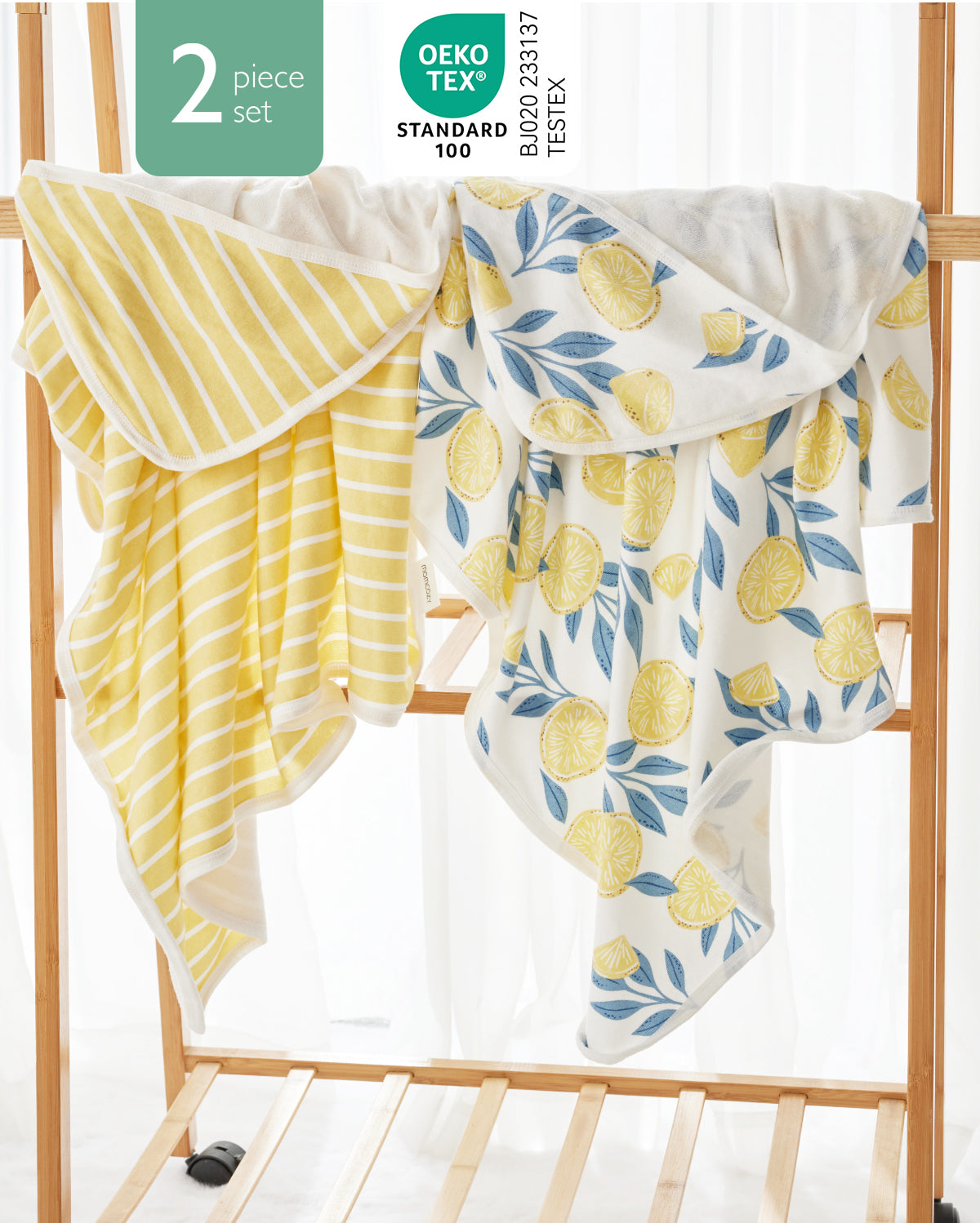 Bamboo-Cotton Hooded Baby Towel for Newborn to Toddler
