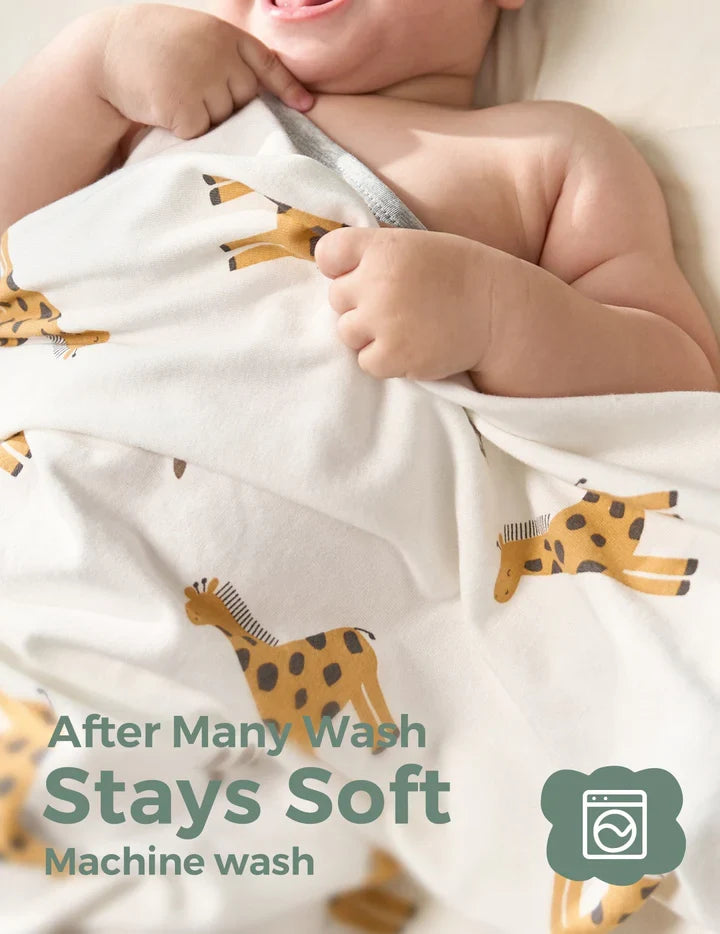 Bamboo-Cotton Hooded Baby Towel for Newborn to Toddler