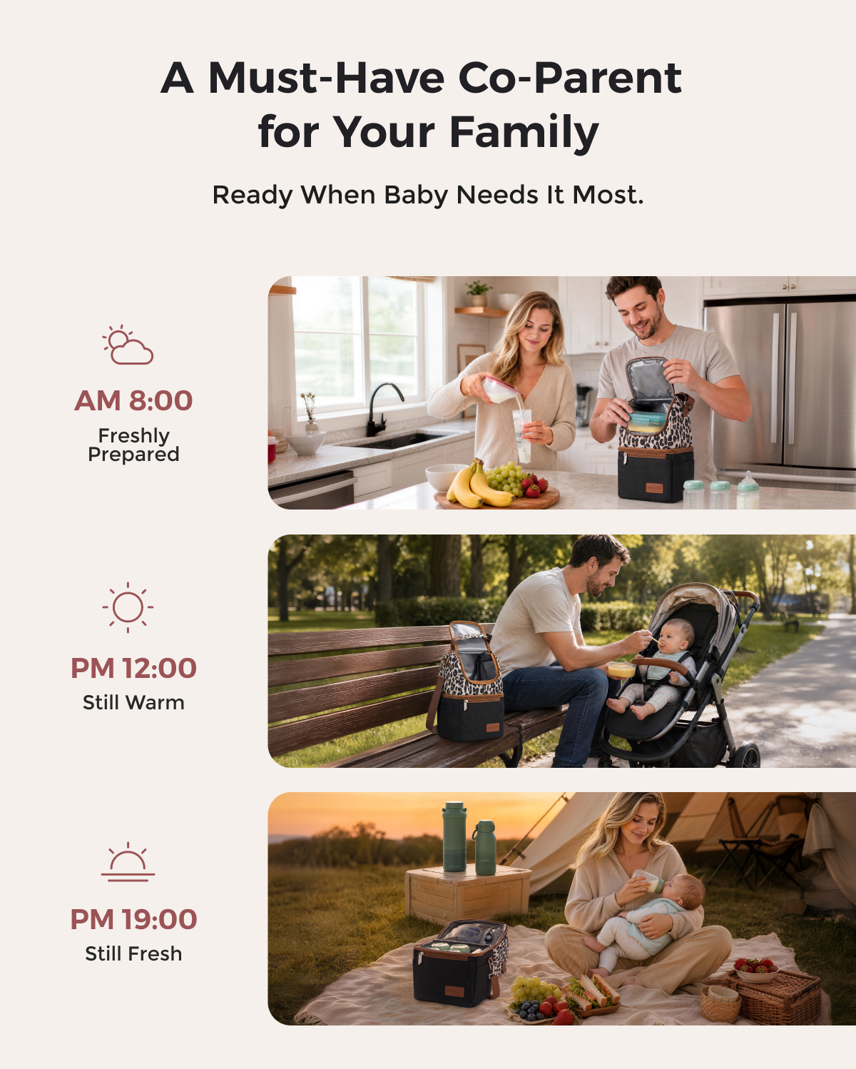 Momcozy Breastmilk Cooler Bag | Insulated Bottle Bag for Pumping & Travel