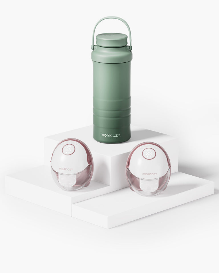 Translation missing: pt-PT.M6 Milk Cooler Bundle: M6 Hands-free Breast Pump and  Portable Baby Bottle Cooler