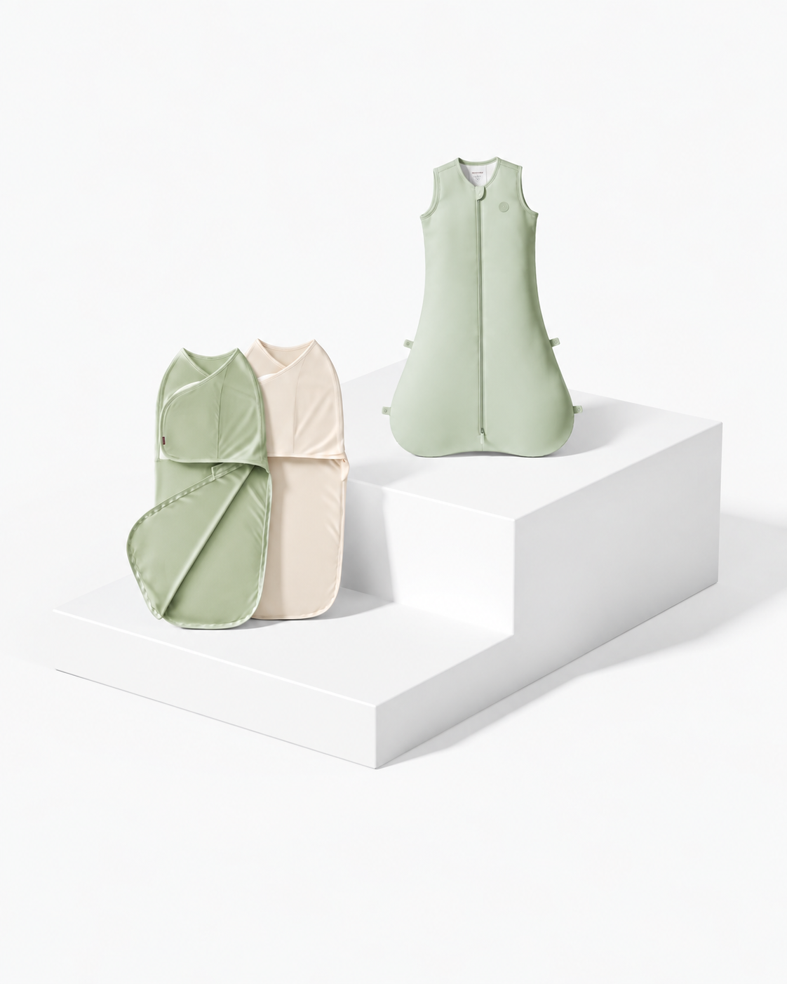 Baby Sleep Sack 1.5 TOG & Easy Swaddle Wrap For 0-3M Bundle