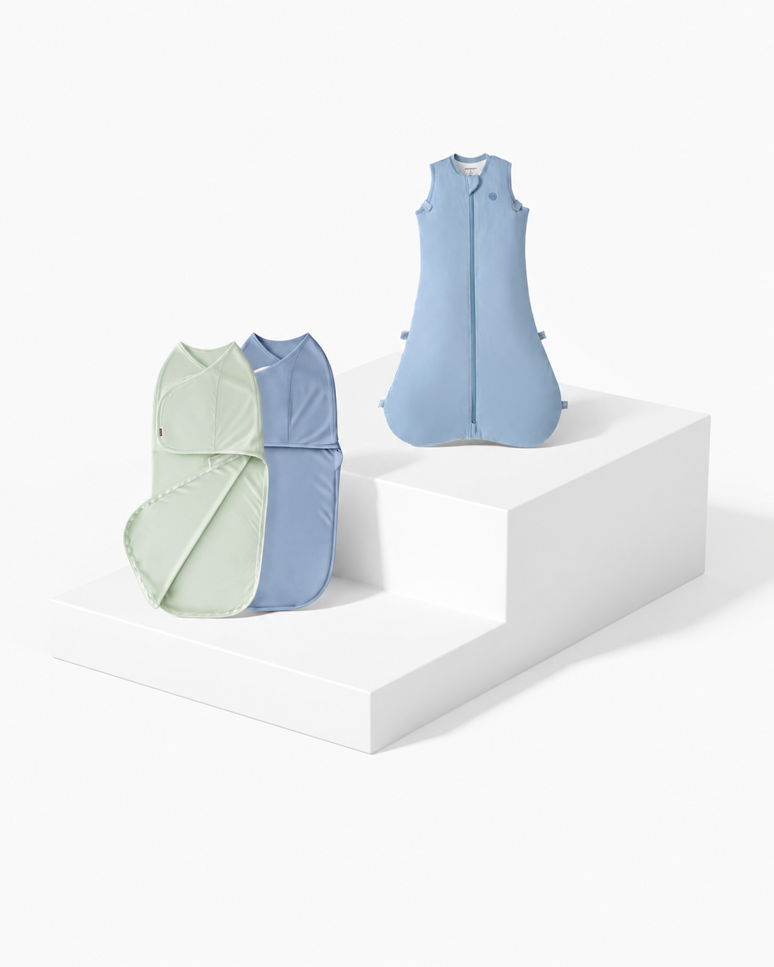 Baby Sleep Sack 1.5 TOG & Easy Swaddle Wrap For 0-3M Bundle