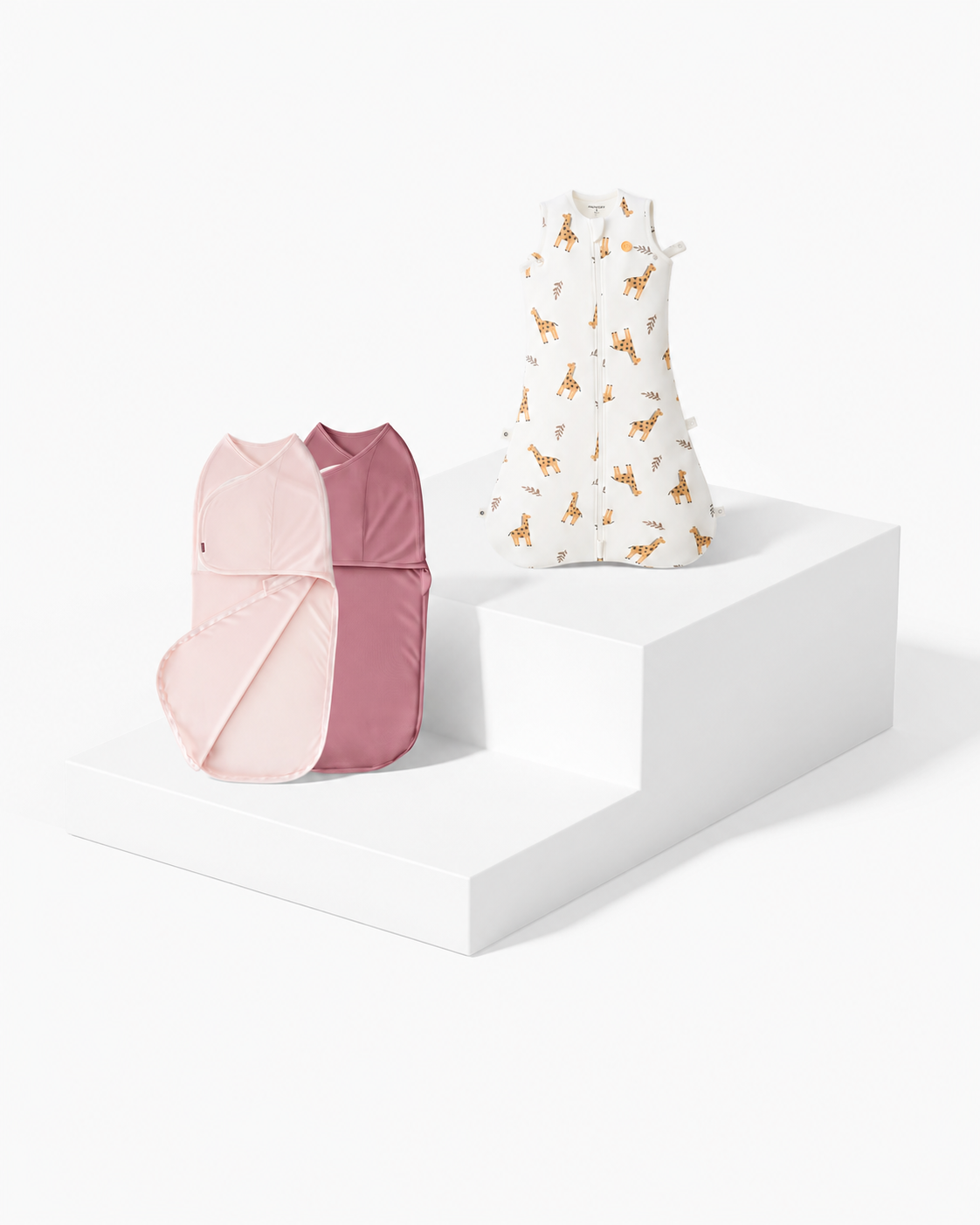 Baby Sleep Sack 1.5 TOG & Easy Swaddle Wrap For 0-3M Bundle