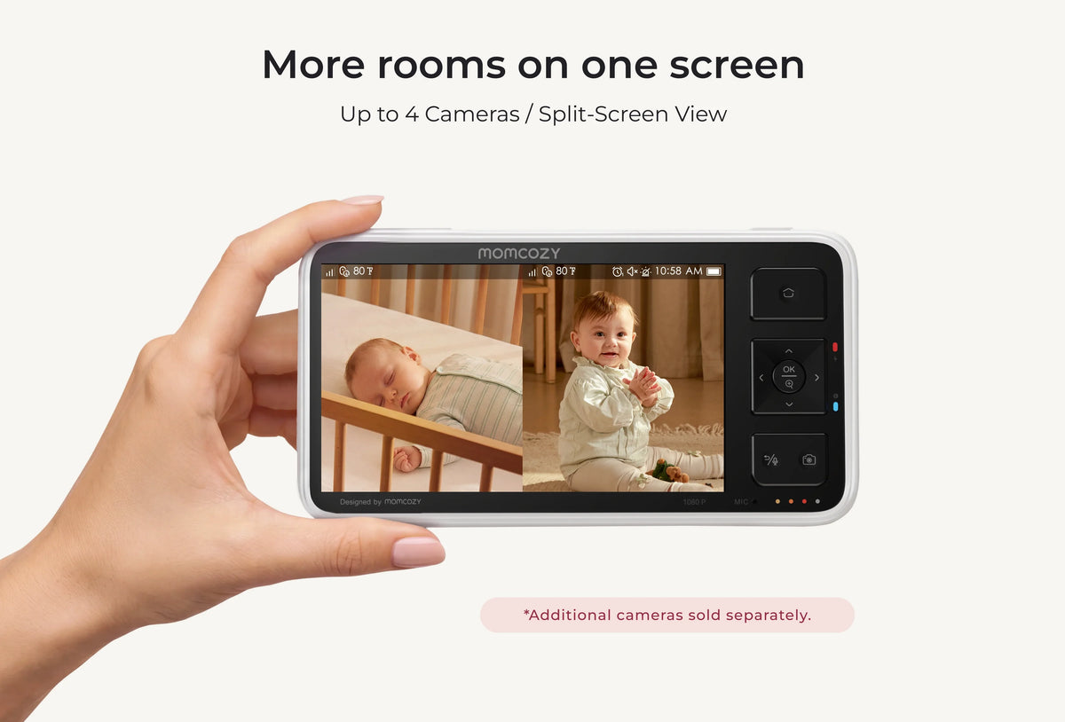 Smart Non-WiFi Baby Monitor 5.5-Inch Full HD (BM03 Black)