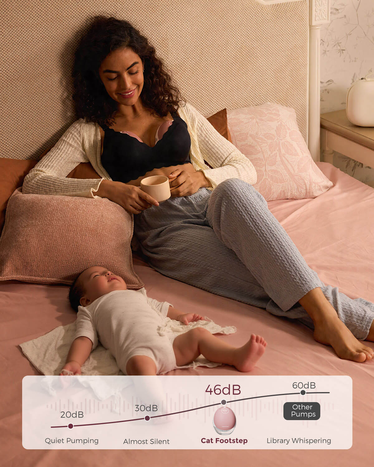 Pumping Essentials Bundle: Mobile Flow™ Breast Pump M9 + 120 Breastmilk Storage Bags