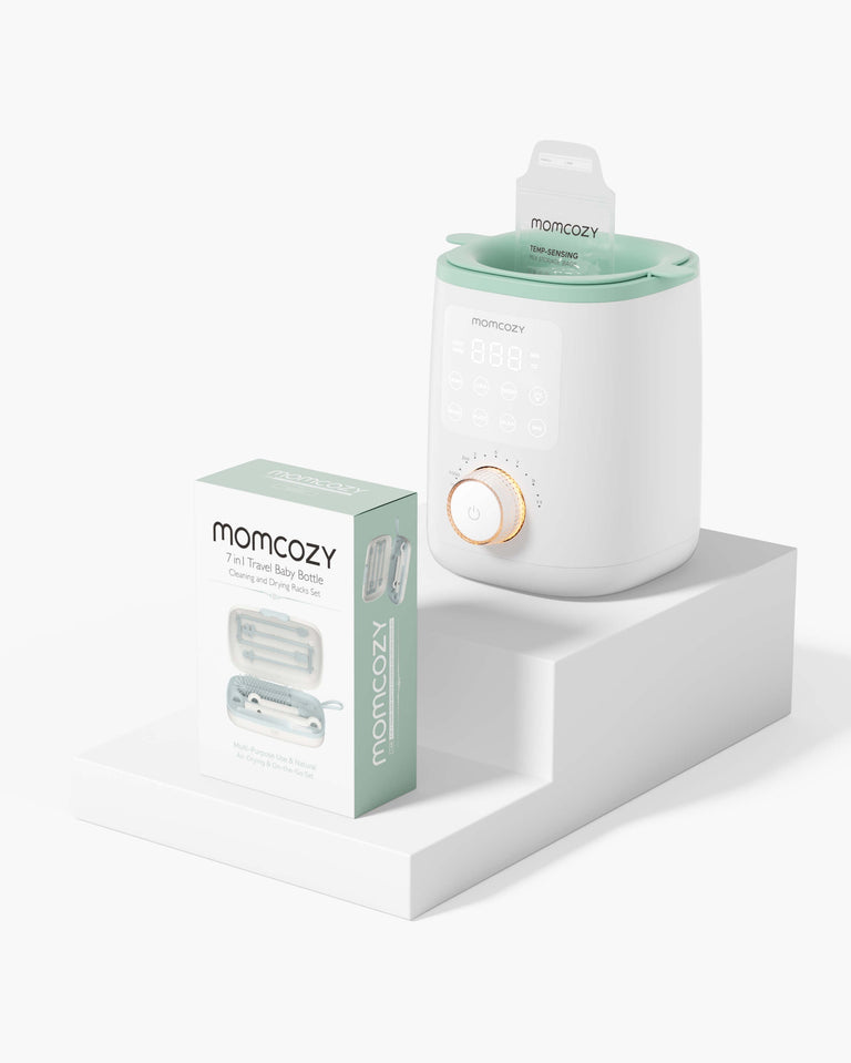 Translation missing: en.Feeding &amp; Clean Bundle – Nutri Bottle Warmer and Bottle Brush Set