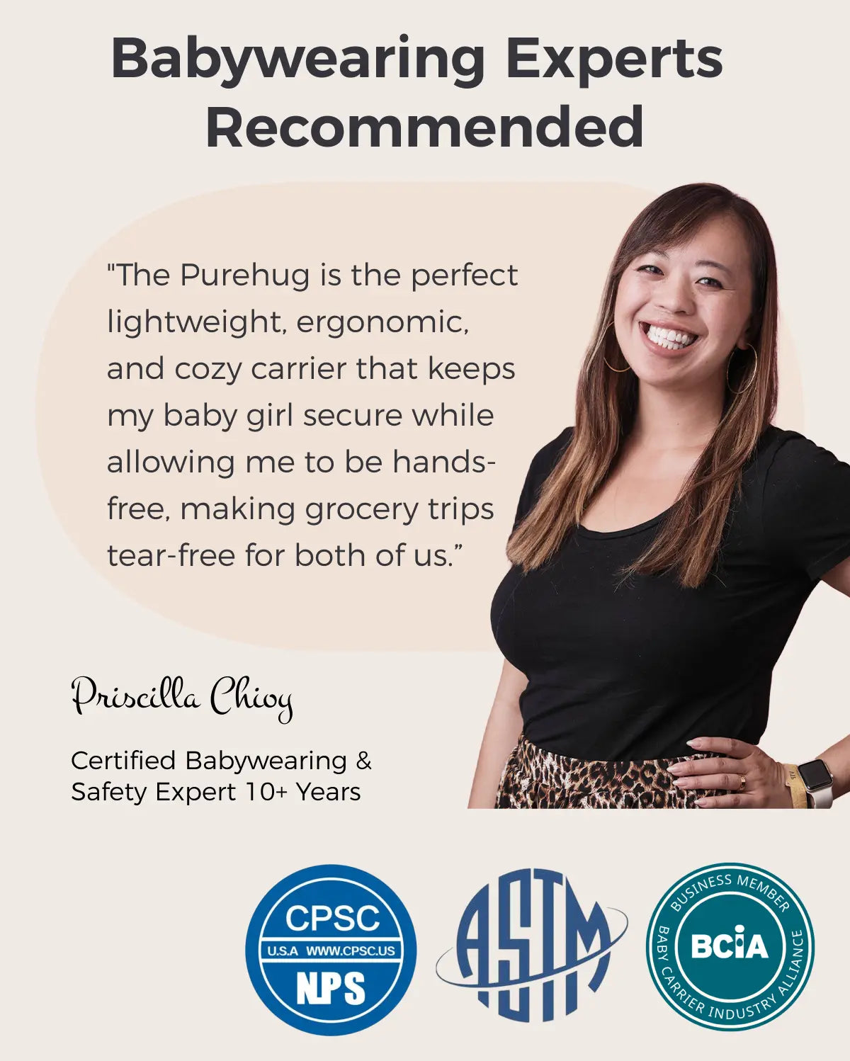 PureHug Baby Carrier - Ergonomic Cozy & Lightweight