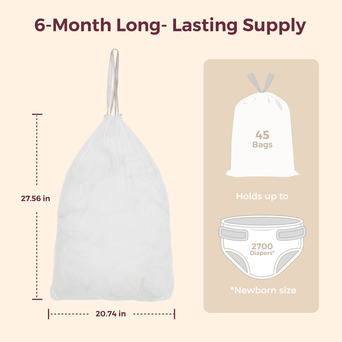 Momcozy Triple-Seal Diaper Pail